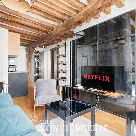 Loft De Gamme En Plein Coeur Du Marais شقة باريس